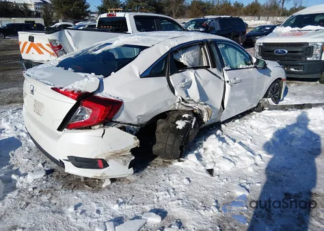 2018 Honda Civic Ex-L z USA, uszkodzony, nr VIN 2HGFC1F7XJH641635